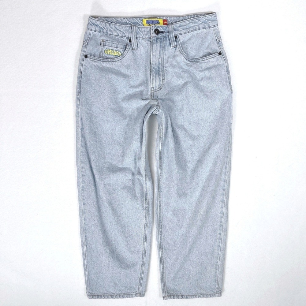 Empyre Colby Loose Fit Skate Jeans 28 Baggy Wide Leg 90s Y2K Grunge Sk8 Graffiti